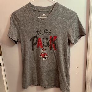 girls NC State adidas t-shirt